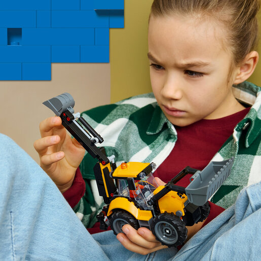 LEGO® City Žuti bager s utovarivačem 60480