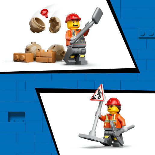 LEGO® City Žuti bager s utovarivačem 60480