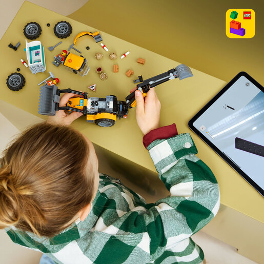 LEGO® City Žuti bager s utovarivačem 60480