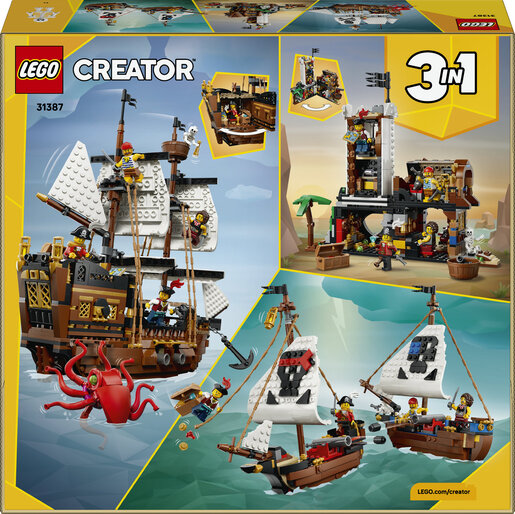 LEGO® Creator Autentični gusarski brod 31387
