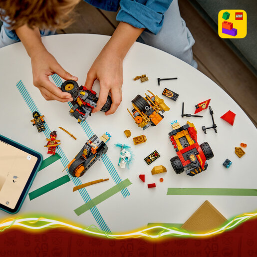 LEGO® NINJAGO® Kombinirana vozila Kaija i Colea 71864