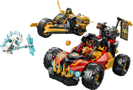 LEGO® NINJAGO® Kombinirana vozila Kaija i Colea 71864