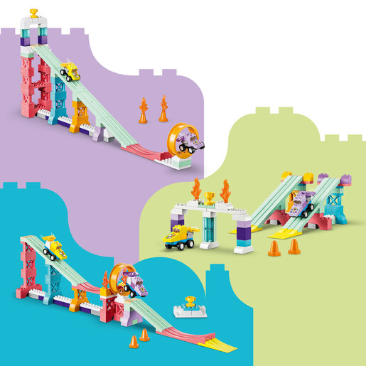 LEGO® DUPLO® Kreativne 3 u 1 rampe s vozilima 10478