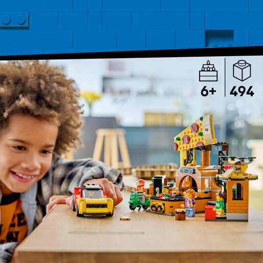 LEGO® City Pizzeria s brzim dostavnim vozilima 60496