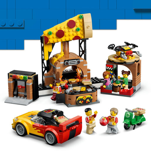 LEGO® City Pizzeria s brzim dostavnim vozilima 60496