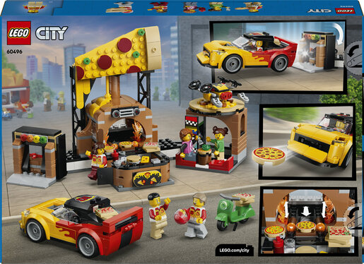 LEGO® City Pizzeria s brzim dostavnim vozilima 60496