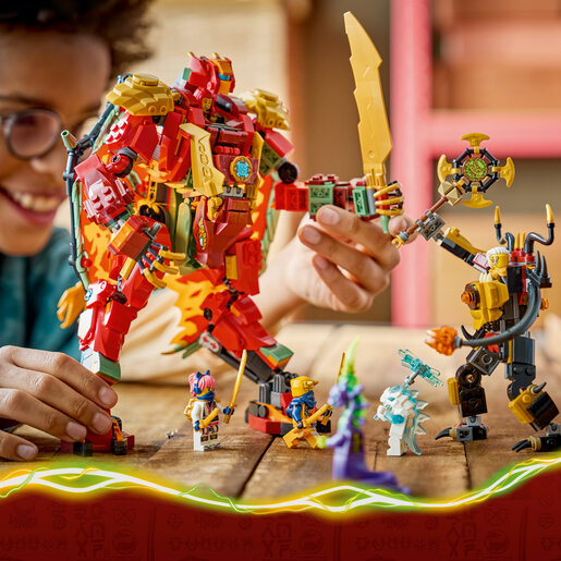 LEGO® NINJAGO® Wyldfyrein transformirajući mehanički zmaj 71868