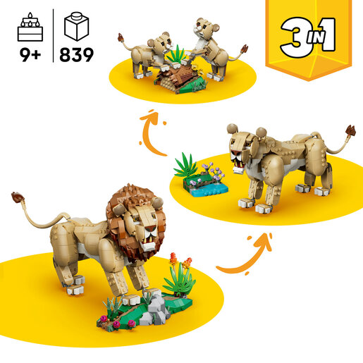 LEGO® Creator Divlje životinje: Veličanstveni lav 31386