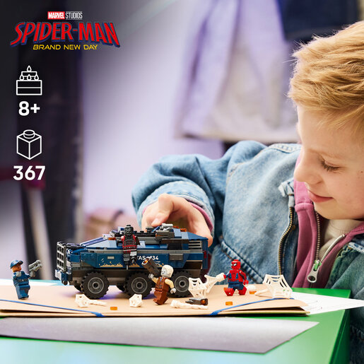 LEGO® Marvel Spider-Man u potjeri za zatvorskim vozilom 76349