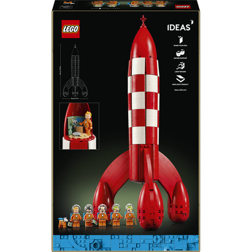 LEGO® Ideas Tintin®: raketa za Mjesec 21367