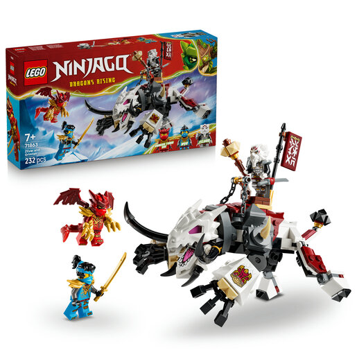 LEGO® NINJAGO® Zilvar i zmajska zvijer Grimtak 71863