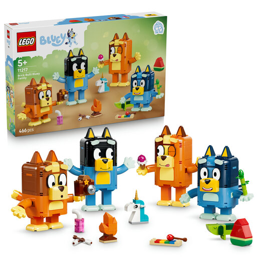 LEGO® Bluey Bluey i obitelj od kocaka 11217