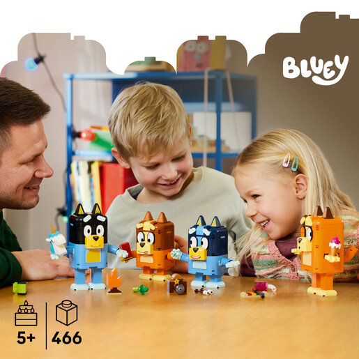 LEGO® Bluey Bluey i obitelj od kocaka 11217