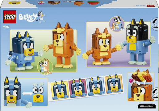 LEGO® Bluey Bluey i obitelj od kocaka 11217