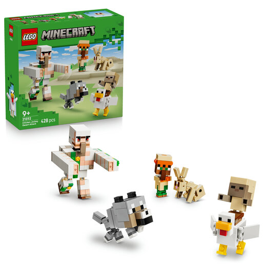 LEGO® Minecraft® Pustinjski napad jahača pileta 21592