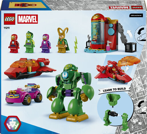 LEGO® Marvel Loki protiv tima Iron Mana 11211