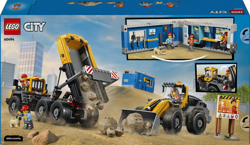 LEGO® City Kamion i bager s prednjim utovarivačem 60494