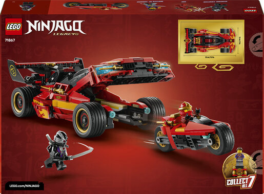 LEGO® NINJAGO® Ninja jurilica X-1 za 15. godišnjicu 71867