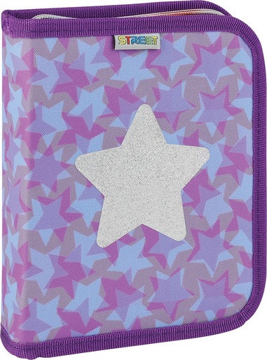 Pernica, 2 preklopa, BIG Street GLITTER STAR, s priborom