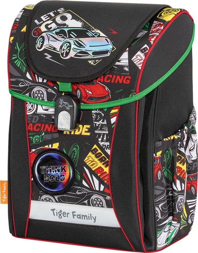 Školska torba, ergonomska, TIGER FAMILY, Joy Speed Round
