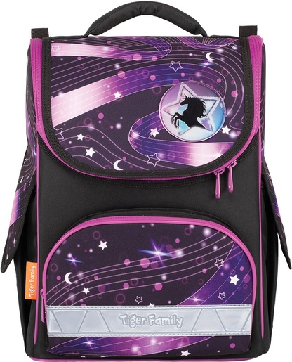 Školska torba, ergonomska, TIGER FAMILY, Nature Quest Lite Unicorn Rhythm