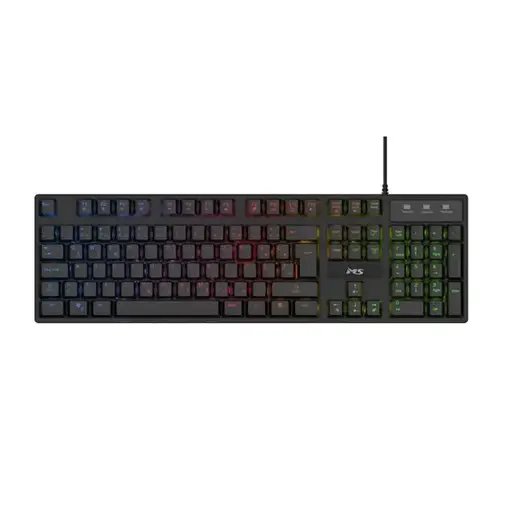MS ELITE K-501C, membranska, US ISO, gaming tipkovnica, veličina 100%, RGB, žičana, crna, MSP10038