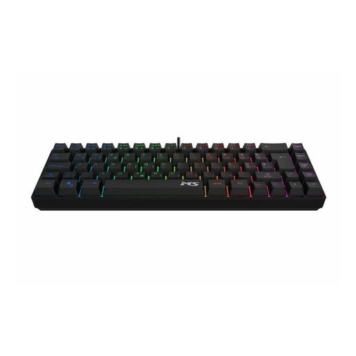 MS ELITE K-500C, membranska, US ISO, gaming tipkovnica, veličina 68%, RGB, žičana, crna, MSP10037