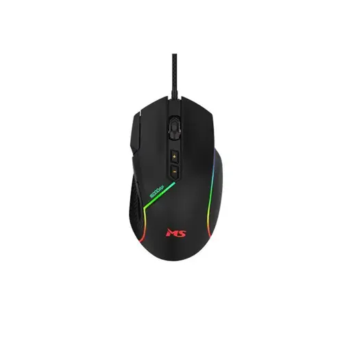 MS NEMESIS T-104C, gaming miš, 16000 DPI, žičani, crni, MSP20060
