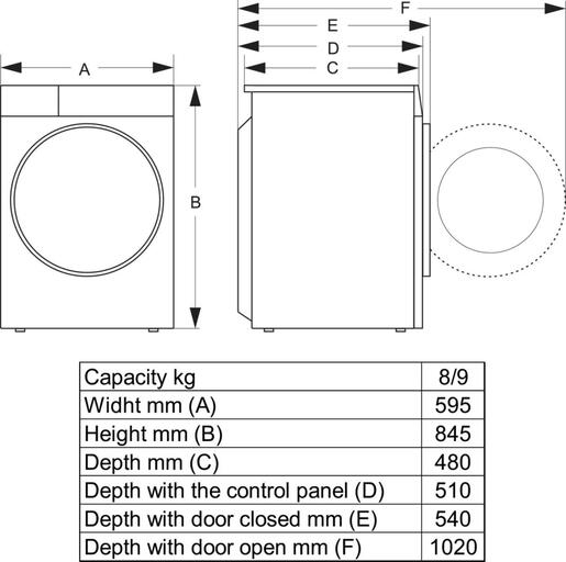 Hisense perilica rublja WF3S9043BW1