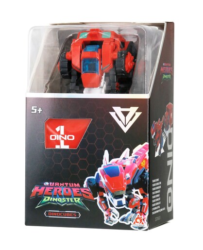 Dinoster Dinocubes Raptorbot, crvena