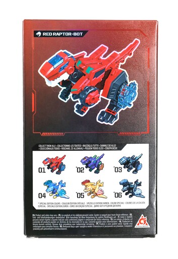 Dinoster Dinocubes Raptorbot, crvena