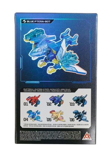 Dinoster Dinocubes Pterabot, plava
