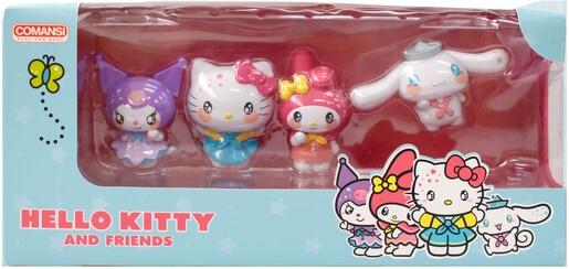 Hello Kitty & Friends figurice, Deluxe Gift Box, 4 kom