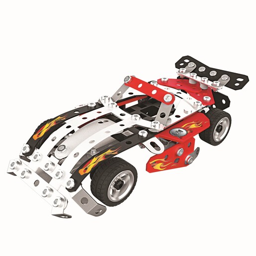 Meccano 10 Racing Vehicles, multi model set