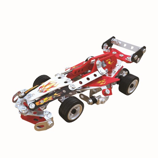 Meccano 10 Racing Vehicles, multi model set