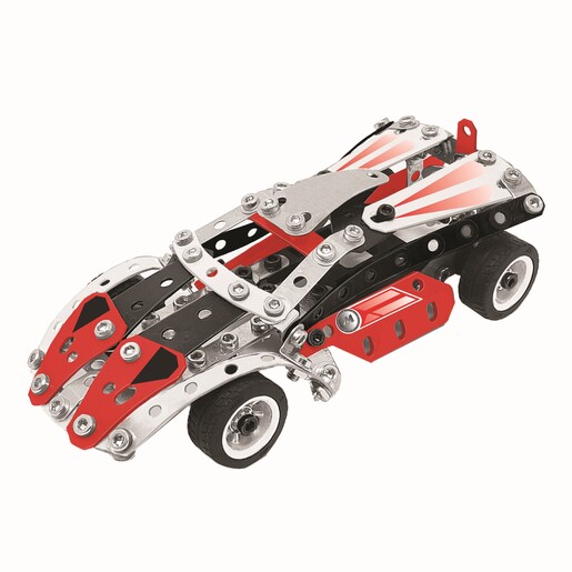 Meccano 10 Racing Vehicles, multi model set