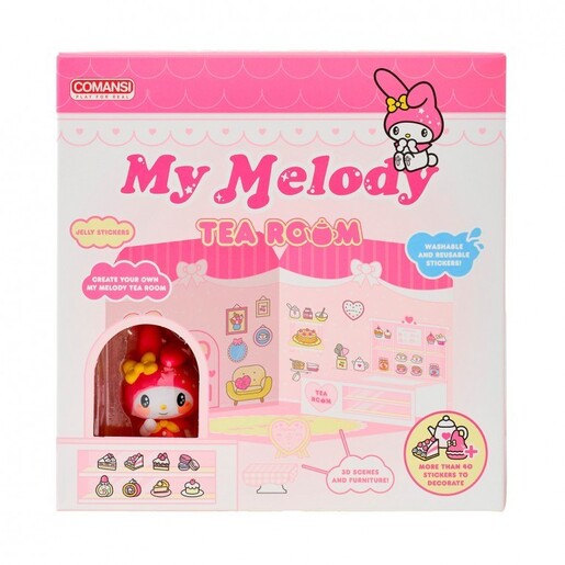 Hello Kitty & Friends My Melody Tea Room, set s naljepnicama i figura
