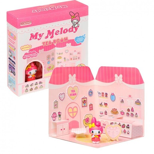 Hello Kitty & Friends My Melody Tea Room, set s naljepnicama i figura