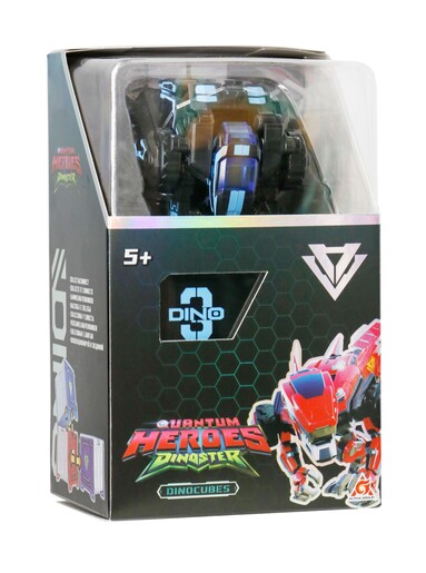 Dinoster Dinocubes Raptorbot, crna
