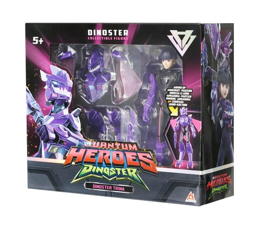 Dinoster oklopljena akcijska figura Trina, 20 cm
