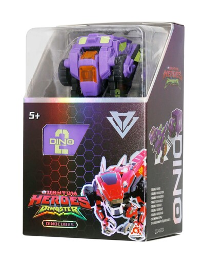 Dinoster Dinocubes Raptorbot, ljubičasta