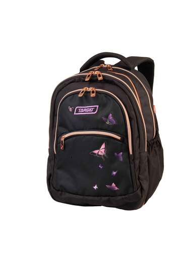 Školski ruksak, TARGET, 2U1 CURVED BUTTERFLY ROSE