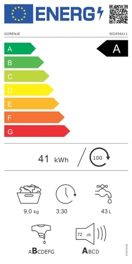 Gorenje perilica rublja WG494A11