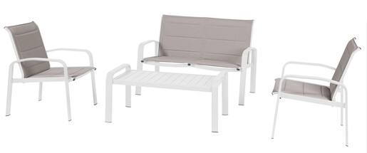 Hesperide set vrtnog namještaja Elyn 64 x 31 x 116 cm, bijela, 4/1