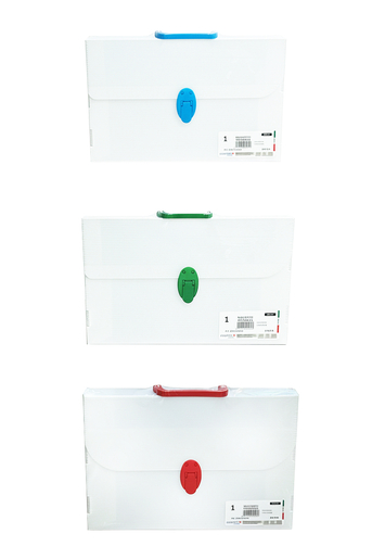 PVC kofer POLIONDA, 22x32x4 cm, 2 kom