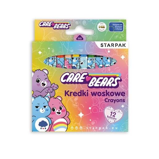 Pastele, voštane, Starpak, Care Bears, 12 kom