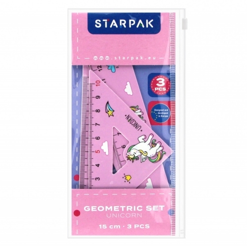 Geometrijski set, Starpak, Unicorn, 5 kom