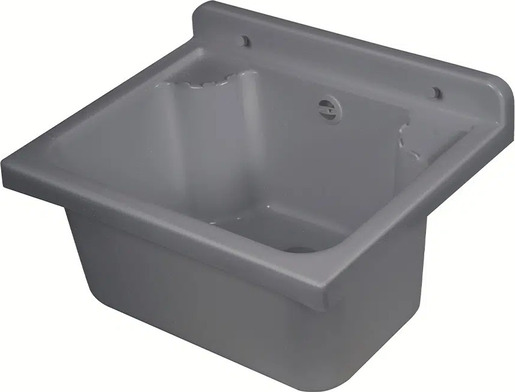 Eurociere vanjski umivaonik Pilozzo Mini & Smart, 42.5x34x20 cm, sivi