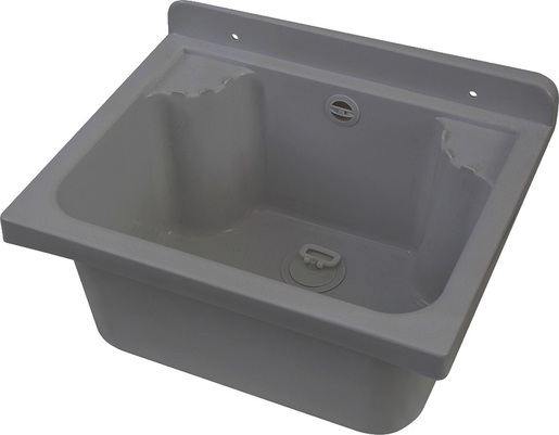 Eurociere vanjski umivaonik Pilozzo Mini & Smart, 42.5x34x20 cm, sivi
