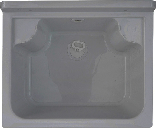 Eurociere vanjski umivaonik Pilozzo Mini & Smart, 42.5x34x20 cm, sivi